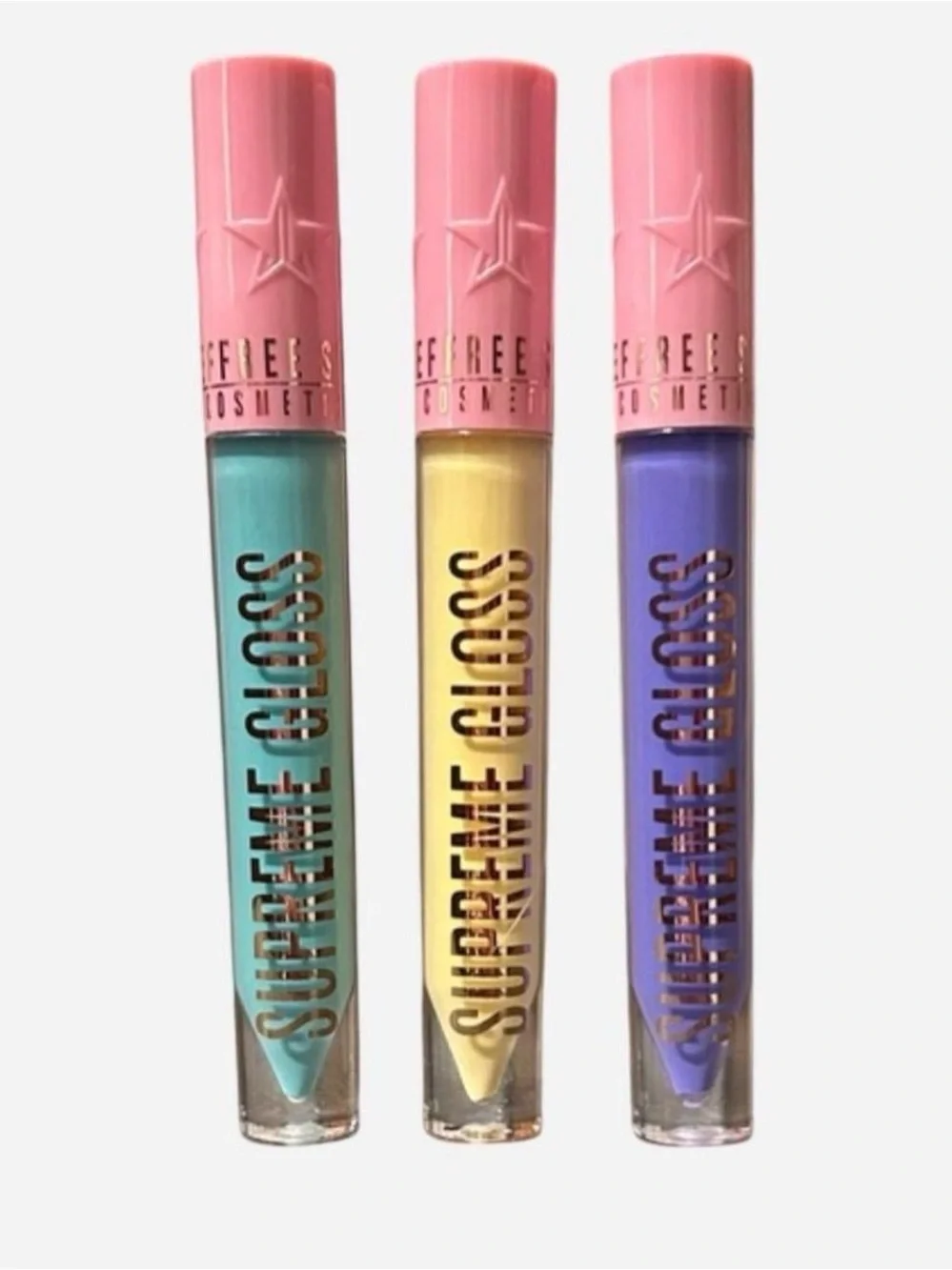 Jeffree Star Supreme Gloss Trio - Gloss’d in Paradise, Urethra & No Apologies